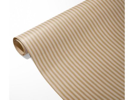 HEDLUNDS OF SWEDEN Presentpapper 70cmx10m Floating Stripe kraft - Lyreco - Emballage och lagerutrustning - Presentinslagning - Presentpapper och 