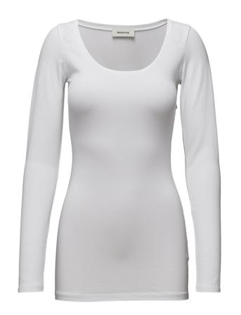 Turbo T-shirts & Tops Long-sleeved Vit Modström