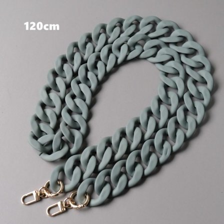 Akryl Resin Veskekjeder Skulderveskestropper 120CM GRØNN 120CM