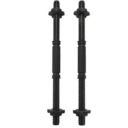 Håndvægtstænger til vægtløftningsøvelser Kraver Standard Justerbare Gevindskårne Skridsikre Håndvægtshåndtag