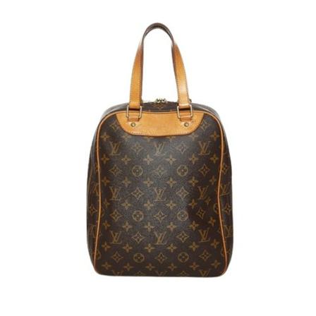 Louis Vuitton Vintage, Pre-owned Coated Canvas Excursion Bruin, Dames, Maat:ONE Size