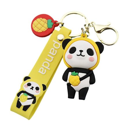 Søt Nøkkelring Bærbar Tegneseriefigurer Metallhengere Mote Nøkkelring