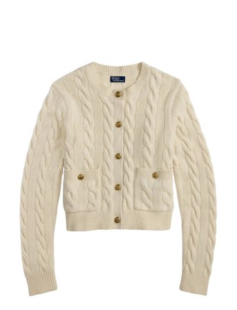 Polo Ralph Lauren | Cable Wool-Cashmere Cardigan | M