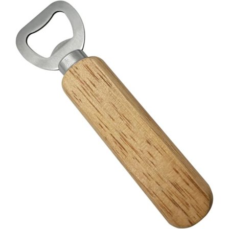 Flaskeåpner, Flaskeåpner med trehåndtak, Åpner for vin, øl, brus og glasslokk