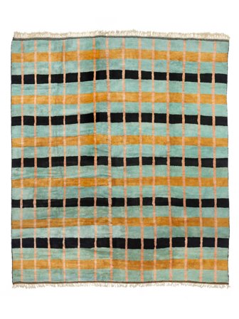 Tapete Berber Moroccan - Mid Atlas 475X525 Grande (Lã, )