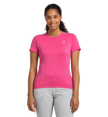 Haglöfs L.I.M Tech Tee Women Ultra Pink - Dame - M