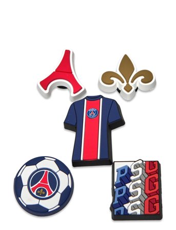 Paris St Germain 5Pck Patterned Crocs