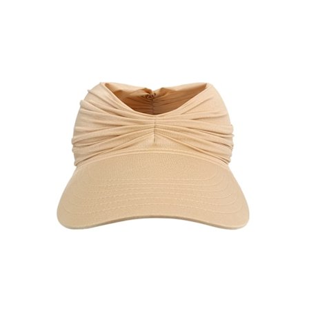 Visor Hat, Solhatt Dame Solbeskyttelse Strandhatt Bred Bremskjerm Solhatt med UV-beskyttelse for Sport Golf Tennis Utendørs Strand 56-65CM