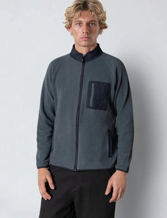 Fat Moose Will Fleece - Grey - XL