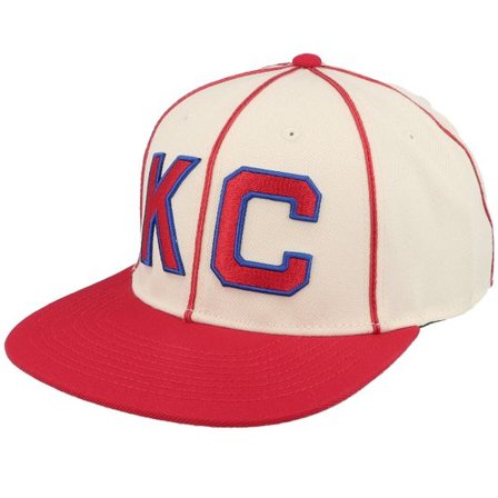 American Needle - Vit snapback Keps - KC Monarchs Negro League Archive 400 Series White/Red Snapback @ Hatstore