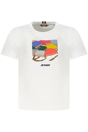 K-way T-shirt Maniche Corte Bambino Bianco