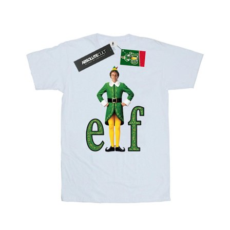Elf Herr Buddy Logo T-Shirt L Vit