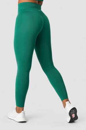 ICANIWILL - Define Seamless V-shape Tights Winter Green - Træningstights - Damer - Træningstøj fra ICIW