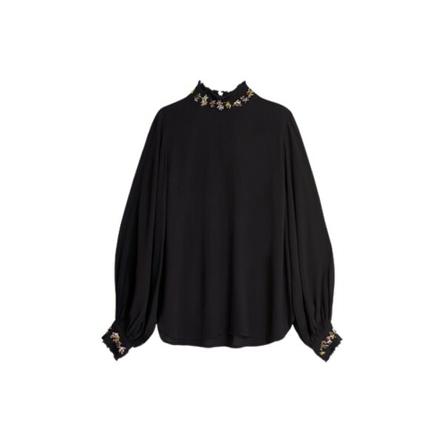 Essentiel Antwerp Shirt Cimbi , Zwart , Dames , Maat: S