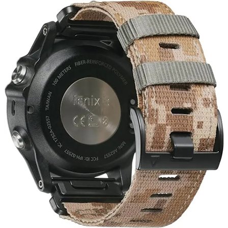 22 26 mm Nylon Militærrem Til GARMIN FENIX7 7X PRO 6 6X Blød Slidstærk Remkrop Til 965 Instinktiv Udskiftning