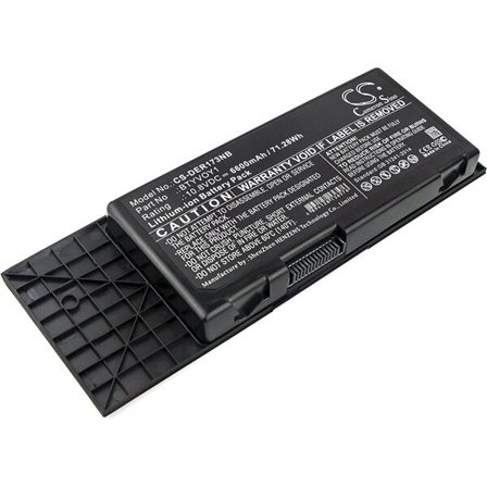 Batteri till Notebook, Bärbar dator för DELL Alienware M17x R3, Alienware M17x R3-3D