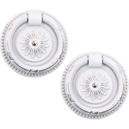 Ring Pulls Circle Knobs, Retro Osynliga Hårdvara Skåpknoppar, Skåp Drop Handtag, för Byrå Låda Skåp
