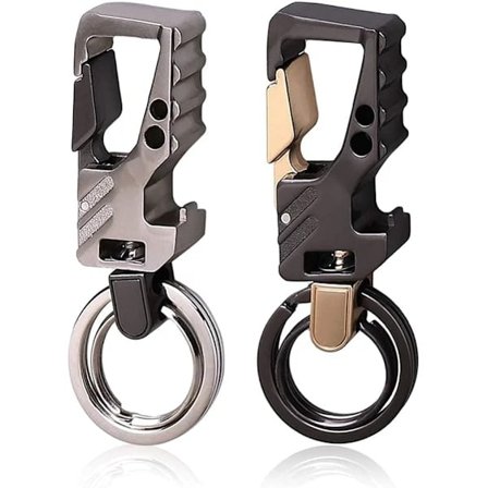 【PP】Stykke nøkkelringer, metall bilnøkkelring, flaskeåpner, nøkkelring for menn