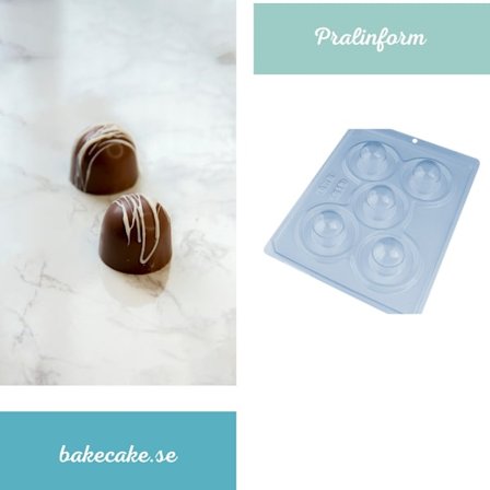 Pralinform Kupol Chokladform - BWB 813 - Special 3 Part Mold