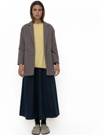 STUDIO FEDER Agnes Skirt - Wool - Navy - S