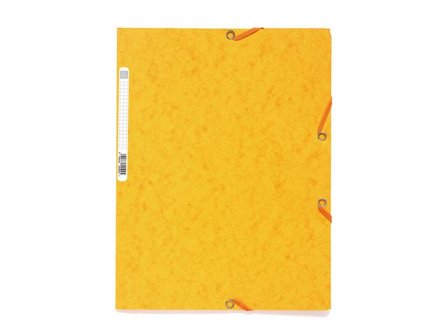 Exacompta Gummibandsmapp 3-klaff Nature Future A4, 250 ark, 240 x 320 mm, presspan, gul - Lyreco - Kontorsmaterial - Mappar och plastfickor - 