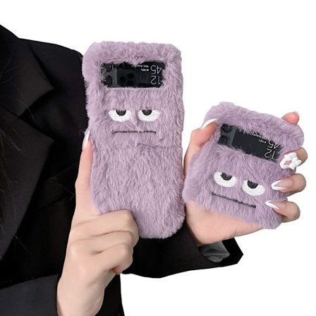 Elegant Fluffigt Skal - Samsung Galaxy Z Flip