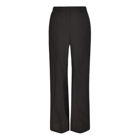Sacai, Straight Trousers Zwart, Dames, Maat:L
