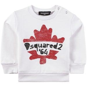 Kids - Dsquared2 White Maple Logo Sweatshirt 18 Months - Jumpers and knitwear - 18 months - White