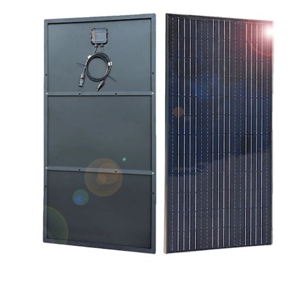 450W Solpanel Kit, Hög Effektivitet Monokristallin, Väderbeständigt Design för RV, Båt, Husvagn,300w svart kit