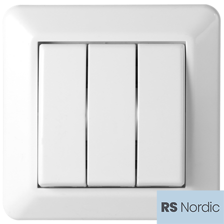 ELKO RS Nordic 1+1+1 bryter innfelt