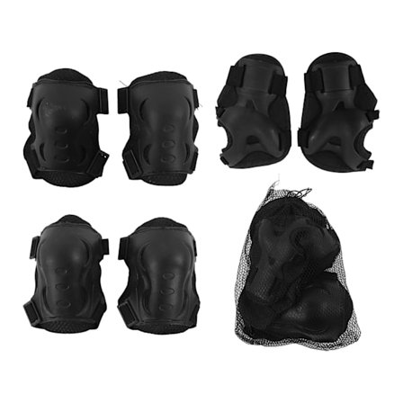 Beskyttelsesudstyr til børn - Skateboard Padsæt Knæ Albue Pads Håndbeskyttelse med Bærende Nettaske til Rulleskøjter Sport