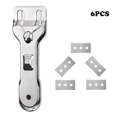 6 st spisskrapor för rengöring av spishällar