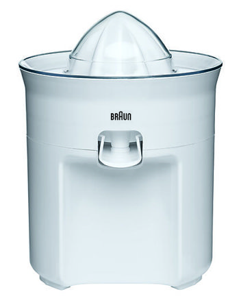 BRAUN SITRUSPRESSE CJ3050WH MED LOKK OG ANTI-DRYPP-SYSTEM 60W