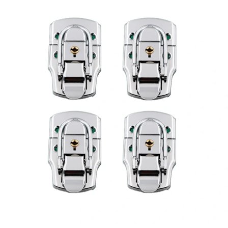 /EA/4-pak spænder, Sølv Clip-spænder til bagagerum, kasse, kuffert, metalhardware, 304 case ,