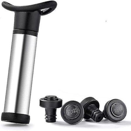 Vakuum Vinbesparende Sett, Pumpebevarer Med 4 Vakuum Vinpropper Niuniu