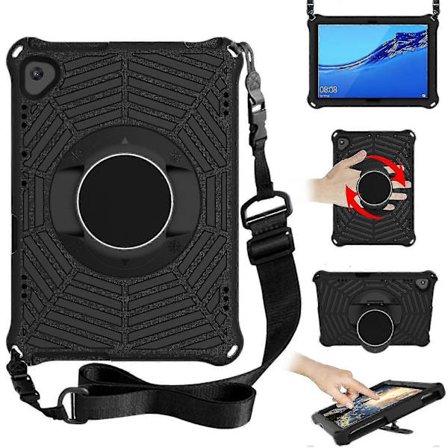 Stødsikkert etui til Huawei Mediapad T5 tablet med anti-ridse skærmbeskytter