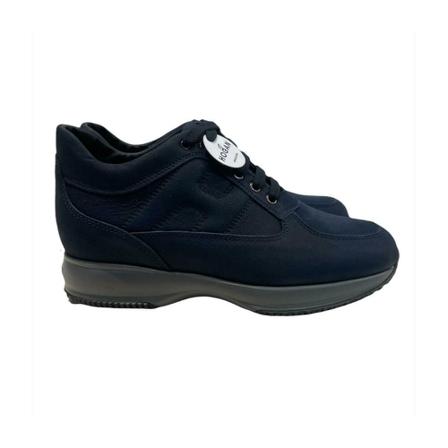 Hogan, Interactive Allacciato sneakers Blauw, Heren, Maat:43 EU