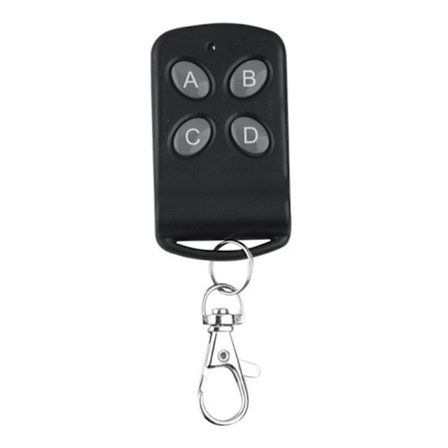 Trådløs fjernbetjening 4 kanaler 433MHZ knap lyskontakt kopi klon kode duplikator nøgle Porteda garage vindue