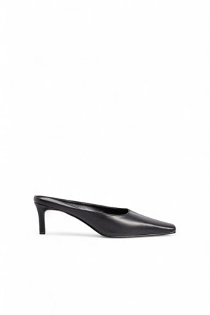 NA-KD Squared Toe Mules - Schuhe mit Absatz - Schwarz - EU 38