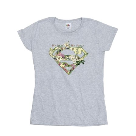 DC Comics Dam/Kvinnor Superman Min Mamma Min Hjälte Bomull T-shirt