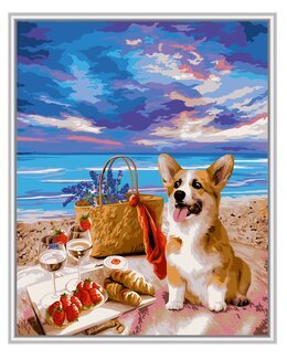 Paint By Numbers Strandhäng - WizardiArt