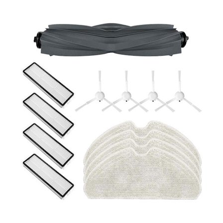 Tillbehör för D10s Dammsugare Robotdammsugare Huvudsidoborste Filter Moppdelar