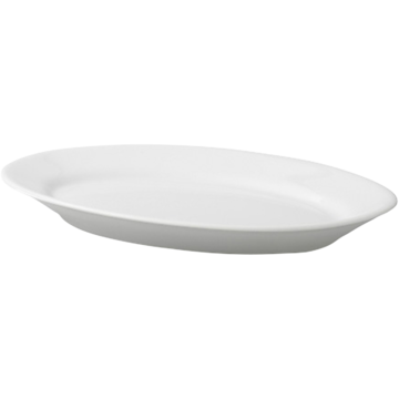 Oval Tallrik G. Benedikt Princip Vit