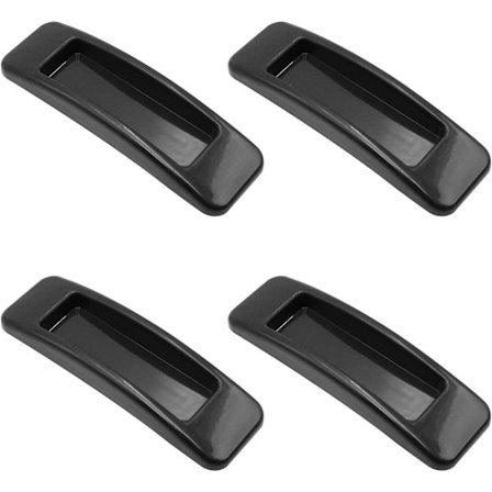 4 stk. Selvklæbende Plastik Skydedørsgreb til Limtype
