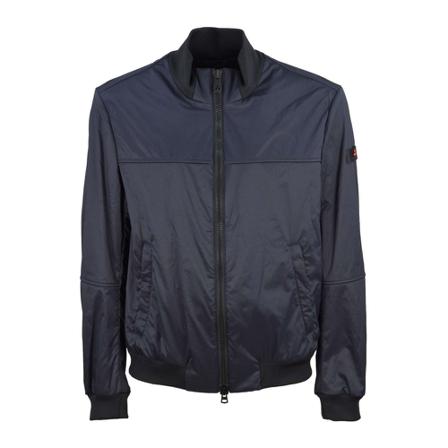 Peuterey, Smooth, Extra-Lightweight Bomber Jacket Niebieski, Mężczyzna, Rozmiar: M