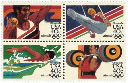 USA - OL Scott C105-8 - Postfrisk 4v