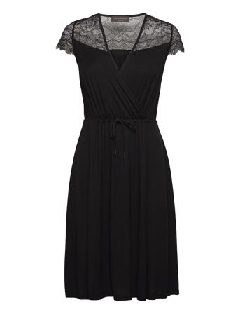 Dress Ss Black Rosemunde