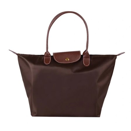 Vattentät dumpling-handväska i nylon, hopfällbar resväska med stor kapacitet, avslappnad shoppingväska för en axel