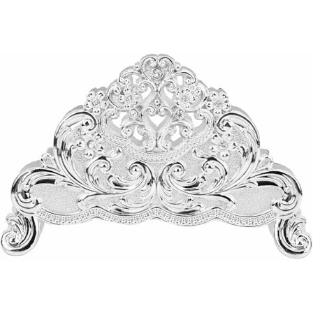 Servetthållare, Silver Guld Servetthållare i Papper, Elegant Servetthållare i Papper, Servetthållare för Hotellrestaurangsbord (Silver)