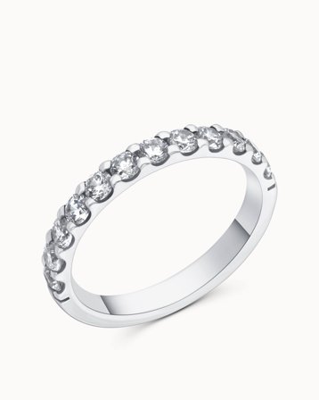 Eternity Ring Louise 18K White Gold 2mm - Engagement Rings & Wedding Rings from Vanbruun